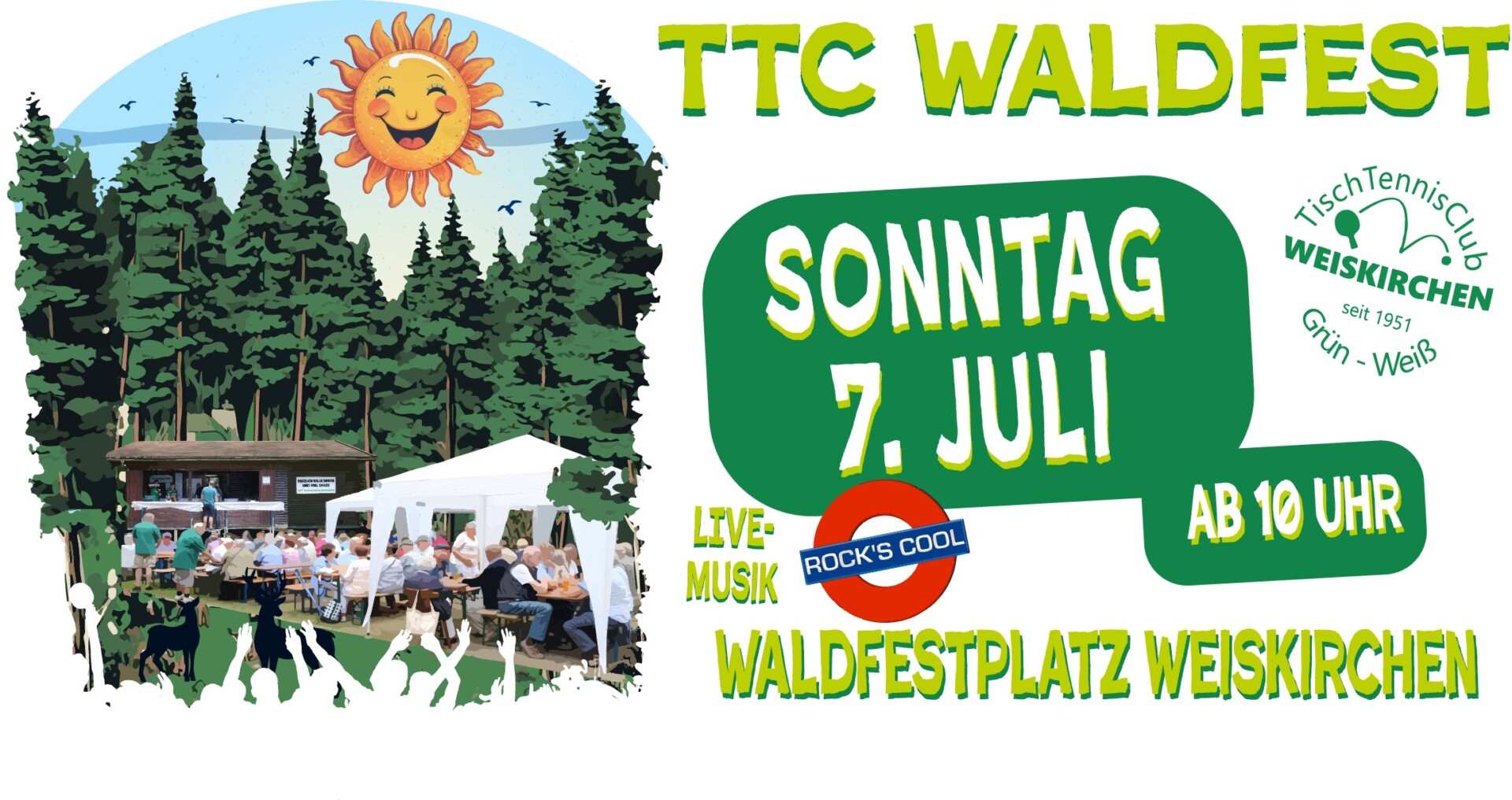 TTC Waldfest mit ROCK'S COOL